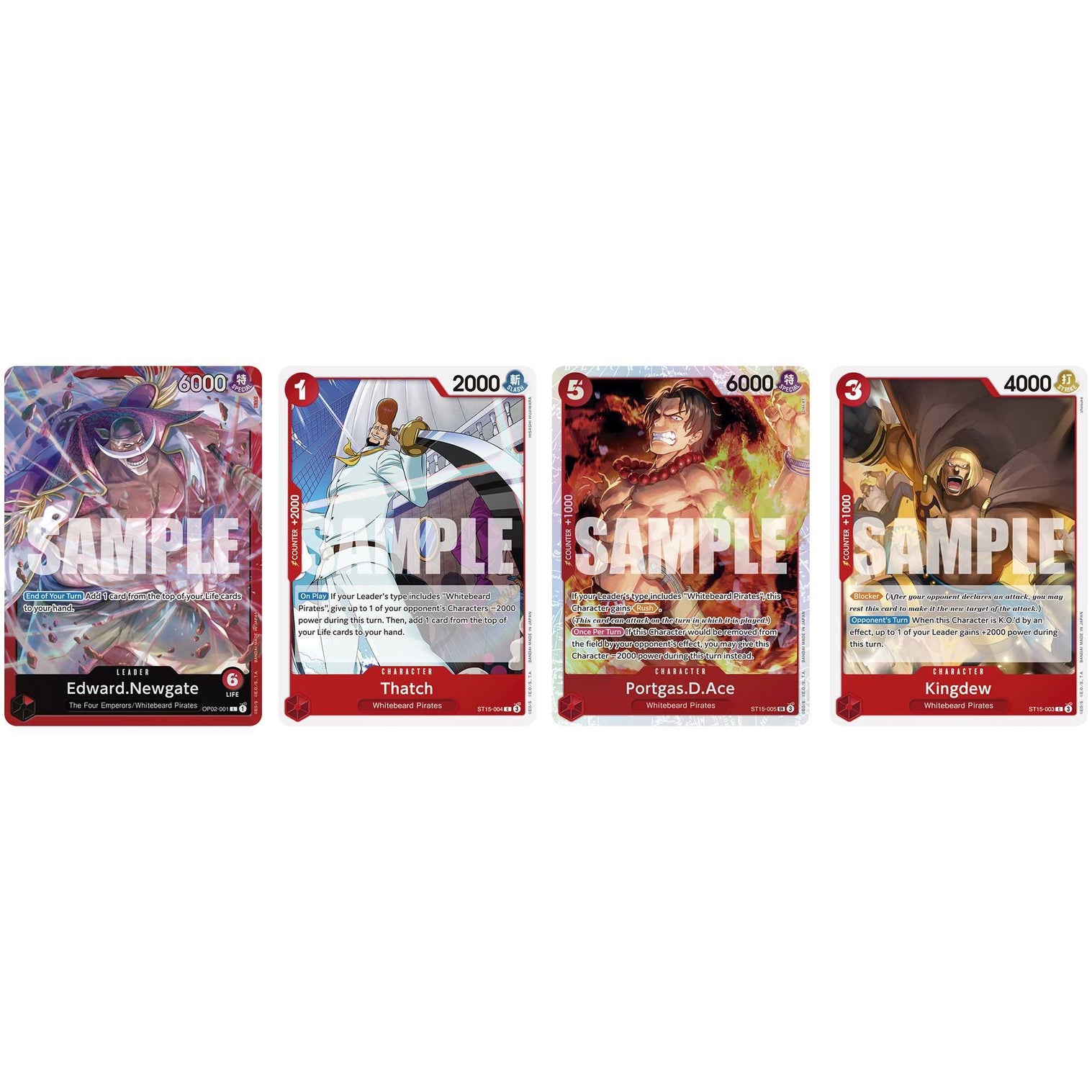 Deck de démarage One Piece Card Game Rouge Edward Newgate ST-15 Rouge Français (VF) | Place Of Geek Deck de démarage One Piece Card Game Rouge Edward Newgate ST-15 Rouge Français (VF) | Place Of Geek