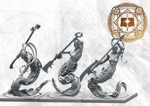 Sorcerer Kings: Steelheart Djinn with Polearms