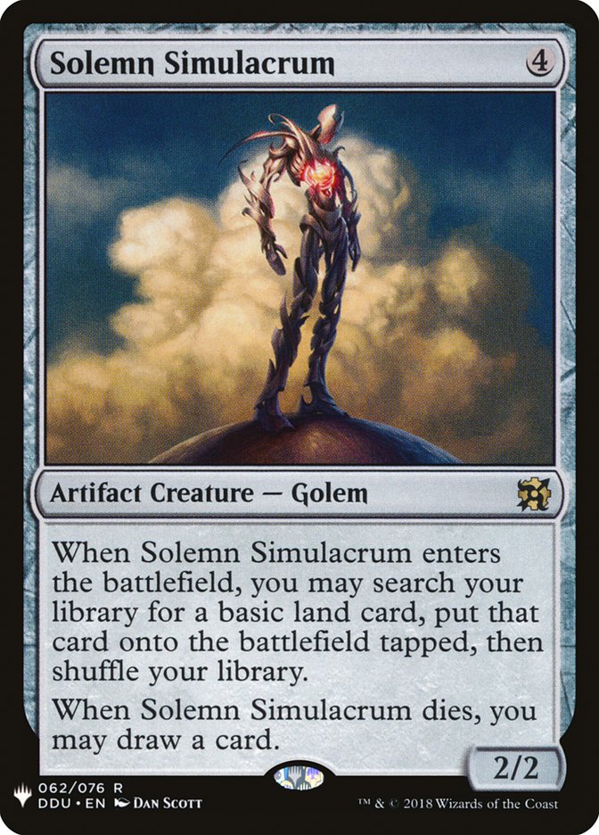 Solemn Simulacrum [Mystery Booster]
