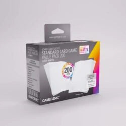 Standard Card Game Value Pack Matte Sleeves- Clear (200ct.)