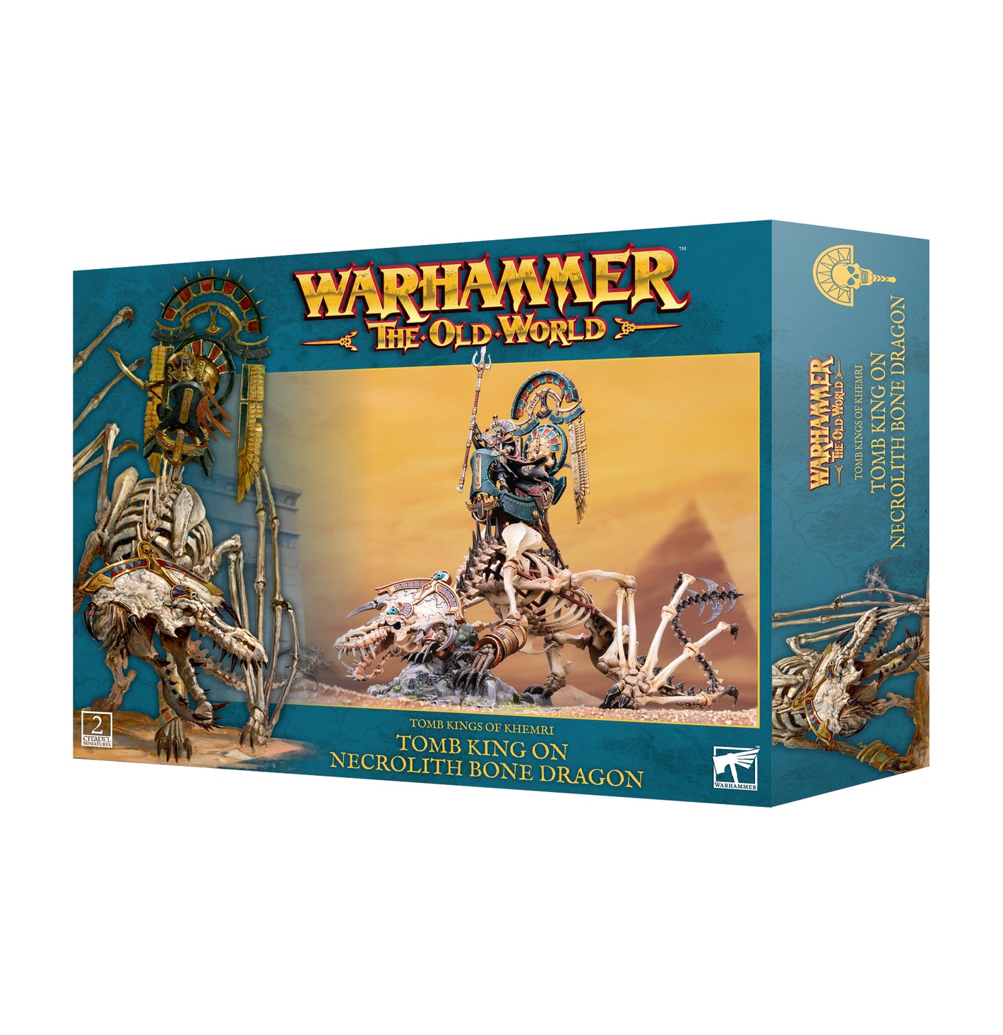 Tomb Kings: Tomb King On Necrolith Bone Dragon