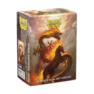 Dragon Shield Fire Horse 2026 Matte Dual Art Sleeves - Standard Size (100)