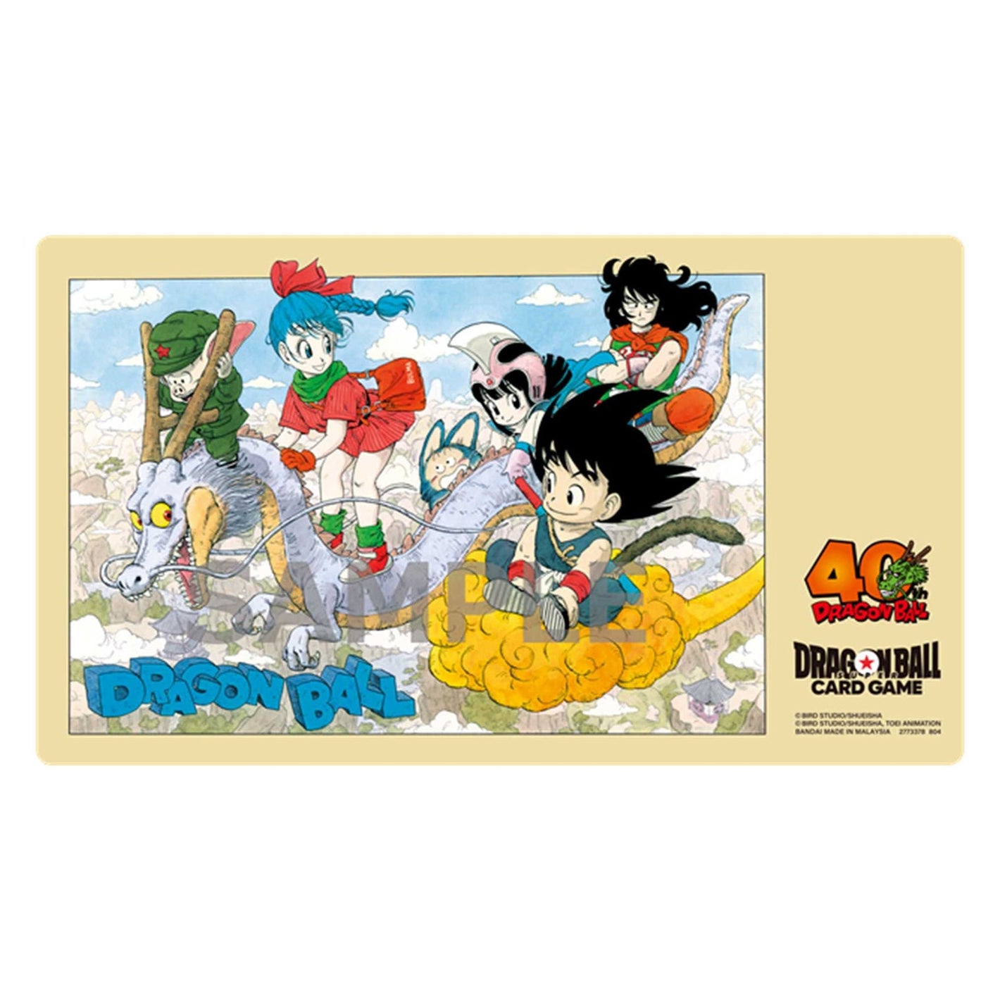 Dragon Ball Super CCG: Official Playmat 40th Anniversary version