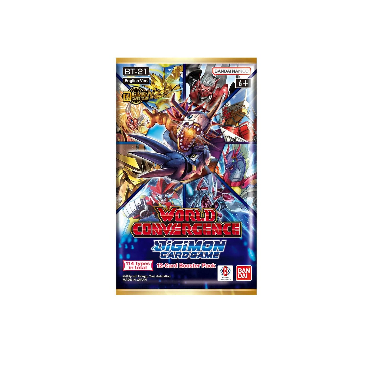 Digimon Card Game: World Convergence (BT21) Booster Pack