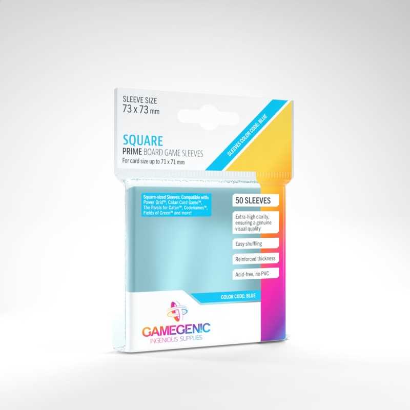 PRIME Square-Sized Sleeves: 73 x 73 mm (50)