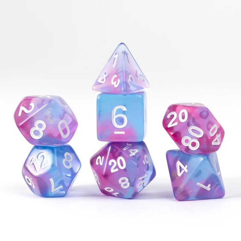 Treasures Unearthed 7-Piece Polyhedral - Opal