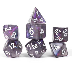 Treasures Unearthed 7-Piece Polyhedral - Amethyst