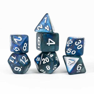 Treasures Unearthed 7-Piece Polyhedral - Sapphire