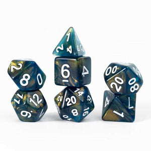 Treasures Unearthed 7-Piece Polyhedral - Onyx