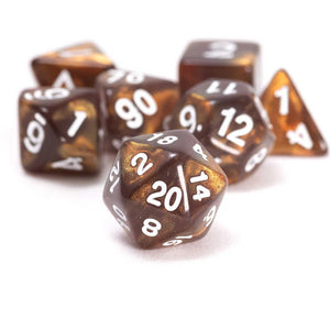 Treasures Unearthed 7-Piece Polyhedral - Topaz