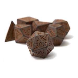 Illusory Stone - Granite 7-Piece Polyhedral Dice Set
