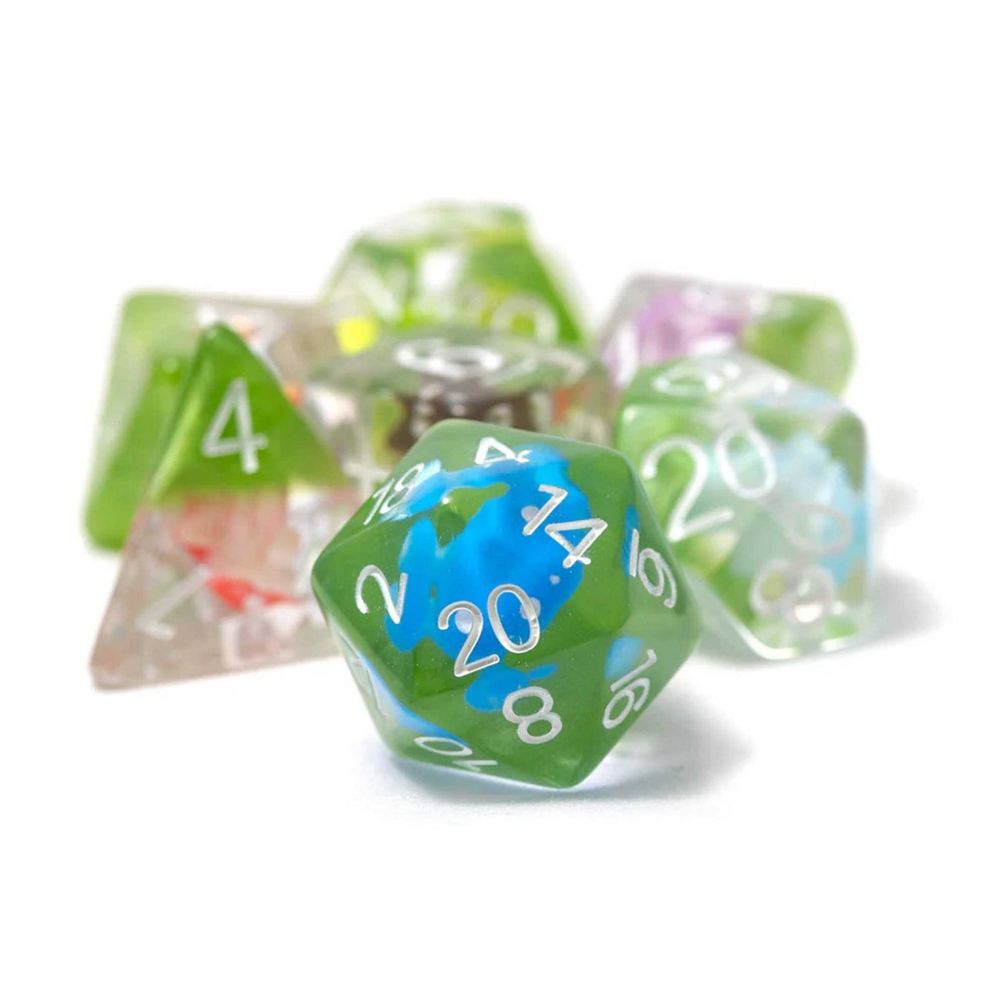 Mushroom Village 7-Piece Polyhedral Dice Set