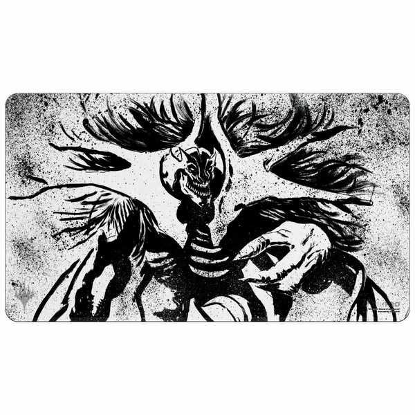 March Of The Machine Black Stitched Playmat V