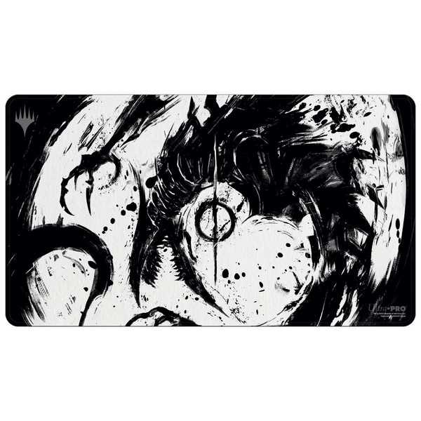 March Of The Machine Black Stitched Playmat Y