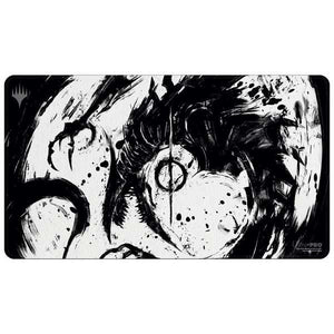 March Of The Machine Black Stitched Playmat Y