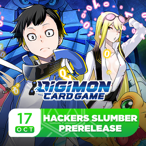 Digimon TCG Hackers Slumber BT23 Prerelease Event