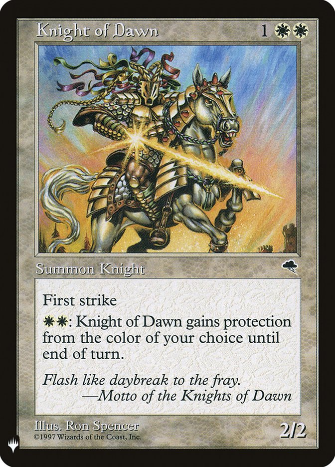 Knight of Dawn [Mystery Booster]