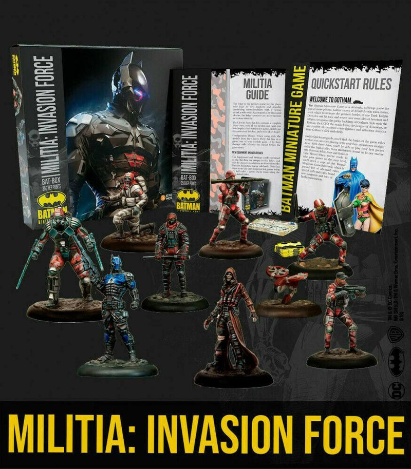 Batman Miniature Game - Miltia: Invasion Force Bat Box (Starter Box)
