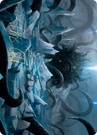 Icebreaker Kraken Art Card (Gold-Stamped Signature) [Kaldheim Art Series]