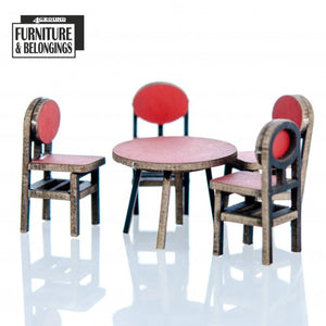 Shopping Mall: Food Court Chairs and Tables