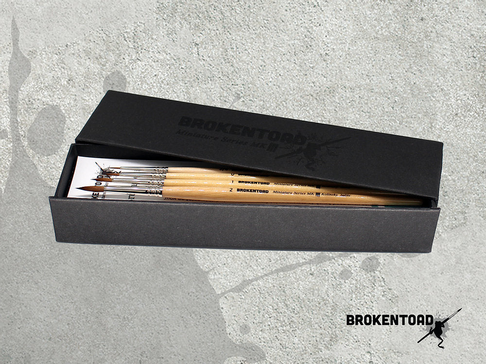 Miniature Series MK3 brush set