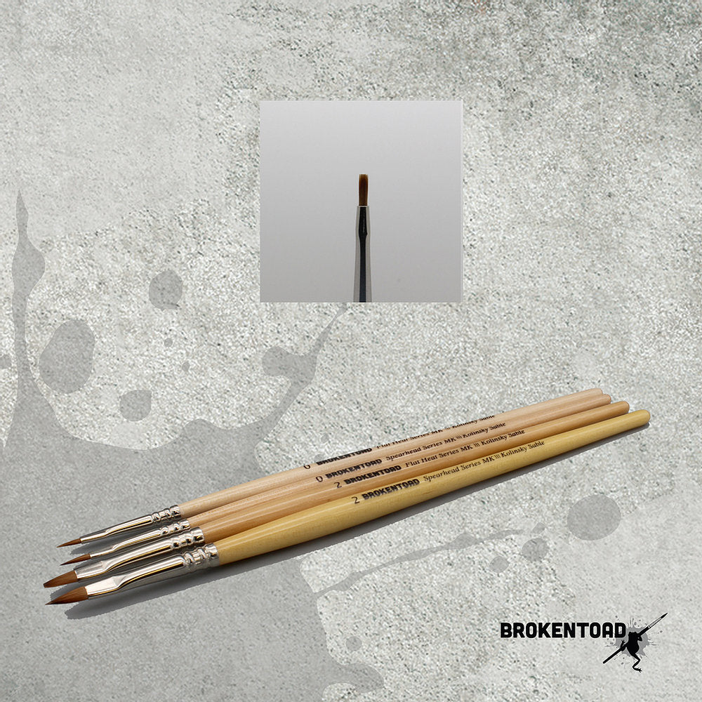 Flat Head Series MK3 brush - Size 0