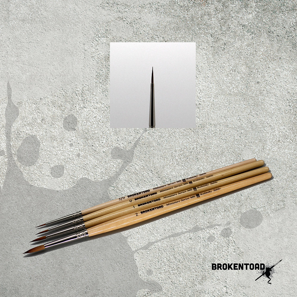 Miniature Series MK3 brush - Size 3/0