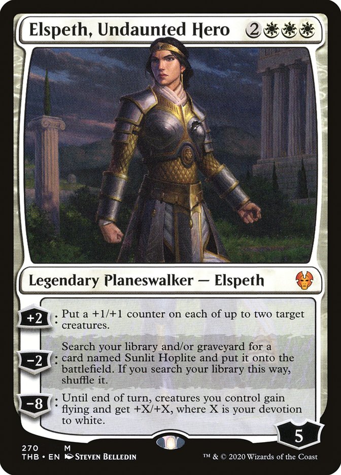 Elspeth, Undaunted Hero [Theros Beyond Death]