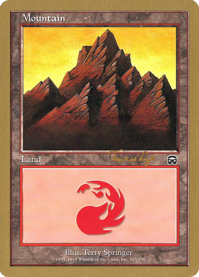Mountain (343) (Tom van de Logt) [World Championship Decks 2001]