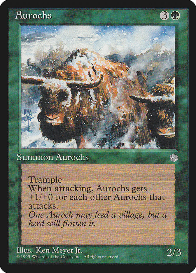 Aurochs [Ice Age]