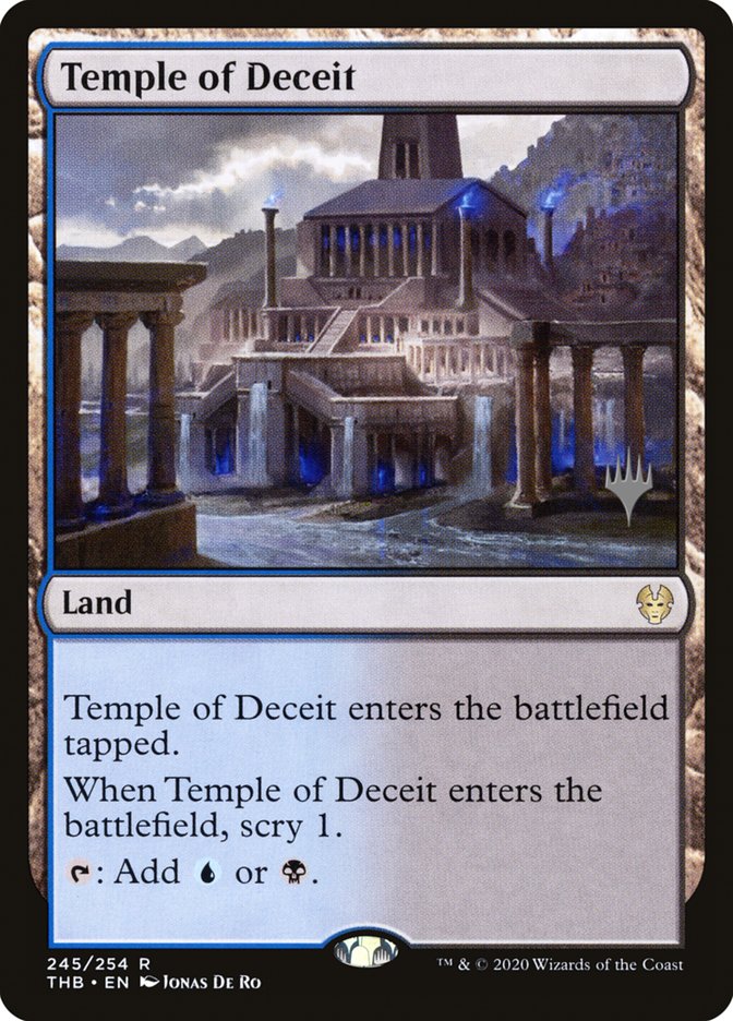 Temple of Deceit (Promo Pack) [Theros Beyond Death Promos]