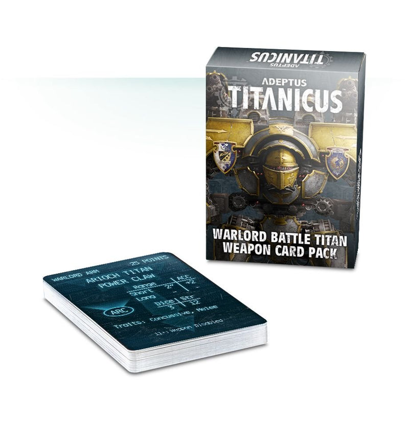 Warlord Battle Titan Weapon Card Pack