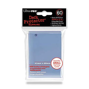 60ct Clear Small Deck Protectors