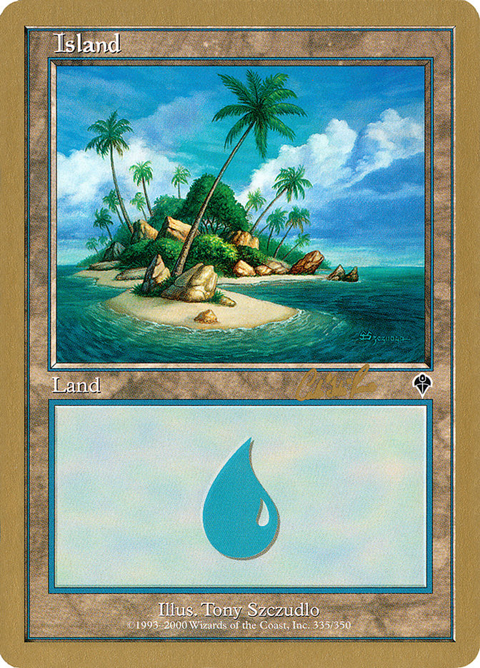 Island (cr335a) (Carlos Romao) [World Championship Decks 2002]