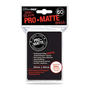 60ct Pro-Matte Black Small Deck Protectors
