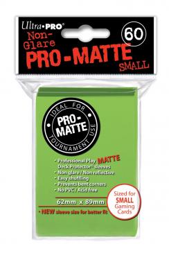60ct Pro-Matte Lime Green Small Deck Protectors