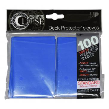 PRO-Matte Eclipse Pacific Blue Standard Deck Protector sleeve 100ct
