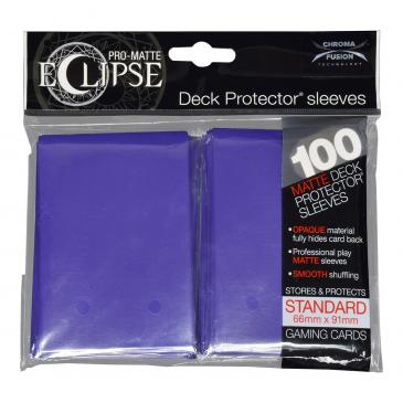 PRO-Matte Eclipse Royal Purple Standard Deck Protector sleeve 100ct