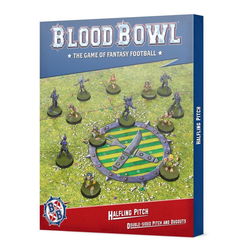 Blood Bowl Halfling Pitch: Double-sided Pitch and Dugouts