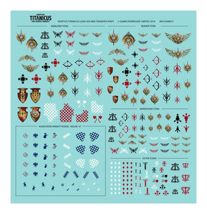 Adeptus Titanicus: Legio Solaria Transfer Sheet