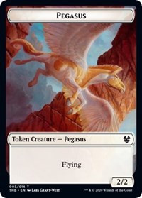 Pegasus // Satyr Double-Sided Token [Theros Beyond Death Tokens]