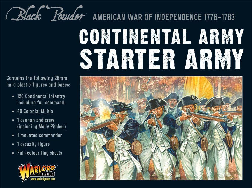 American War of Independence Continental Army starter set