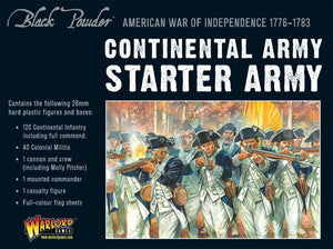 American War of Independence Continental Army starter set