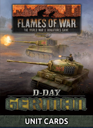 D-Day German Unit Cards