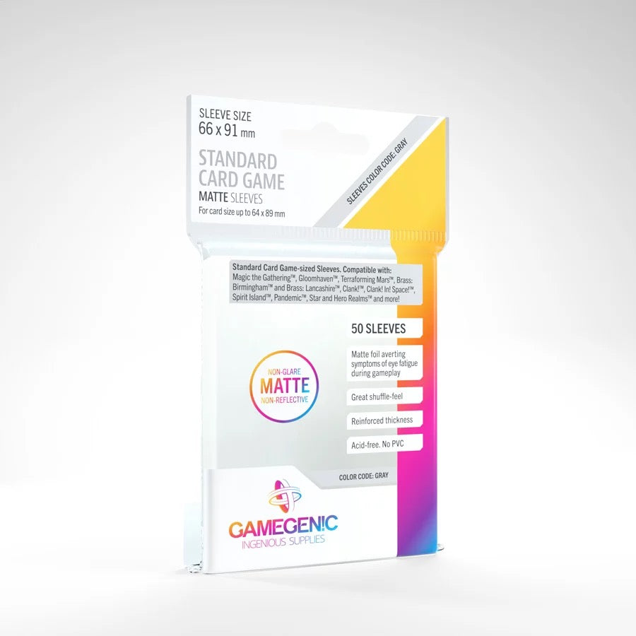 Matte Standard Card Game Sleeves 66 x 91 mm (50 ct.)