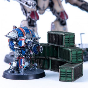 Micro Scale Containers x6 (Green)