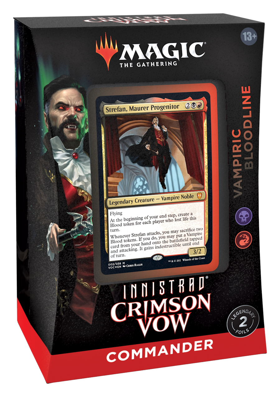Crimson Vow Commander Decks