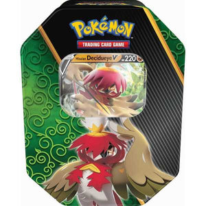 Divergent Powers Tins - Hisuian Decidueye V, Samurott V and Typhlosion V