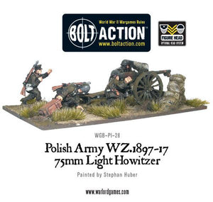 Polish Army 75mm light artillery