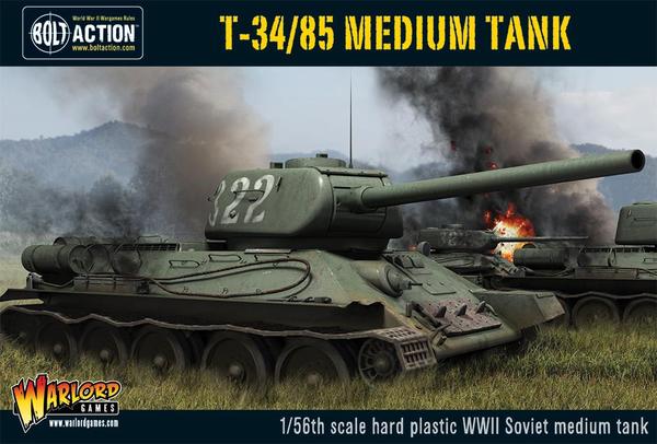 T-34/85 medium tank (plastic)